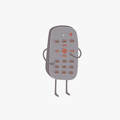 Animación 2D - Control remoto. 2D Animation project by Sofia Peinetti - 08.16.2016
