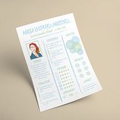 Graphic CV. Graphic Design, Digital Illustration & Infographics project by Maria Ruiperez Martinez - 11.10.2018