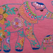 Elefante. Een project van Borduurwerk van Andrea Gallego Arteaga - 22.11.2018