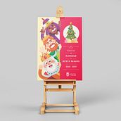 Propuesta para el Cartel de Navidad 2018 - 2019. Vector Illustration project by Tatiana Romero - 11.23.2018
