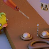 wood in danger. 3D Animation project by Daniel Medina de Haro - 11.23.2018