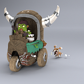 Concept_Monster. 3D, 3D Animation, Character Animation, Concept Art, 3D Character Design, Sculpture, and 3D Modeling project by Victor Nava - 11.26.2018