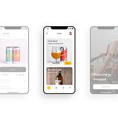 Untappd, drink socially. Interactive Design, and UX / UI project by Pablo Chico Zamanillo - 11.26.2018