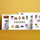 TV Stuff. Un proyecto de Cine, vídeo, televisión, Diseño, Diseño gráfico e Ilustración vectorial de Ali Rivas - 01.09.2018