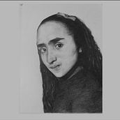 RETRATO CON LÁPIZ GRAFITO. "Daniela". Fine Arts project by Nelson Salazar - 11.26.2018