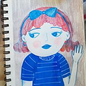 Mujeres. Drawing, and Traditional illustration project by Marianela Torrez - 11.27.2018
