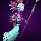 Mi Proyecto del curso: Modelado de personajes en Maya. 3D project by Andrea Conde - 11.27.2018