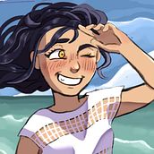 GIRLS IN SUMMER. Een project van Traditionele illustratie, Digitale illustratie, Stripboek,  Concept art,  Tekening,  Ontwerp, Ontwerp van personages, Grafisch ontwerp, L y scaping van shoshi m - 28.11.2018