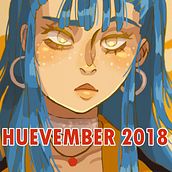 HUEVEMBER 2018. Een project van Traditionele illustratie, Digitale illustratie, Stripboek,  Concept art,  Ontwerp, Ontwerp van personages y Grafisch ontwerp van shoshi m - 28.11.2018