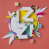 Paper IZZI. Een project van Borduurwerk,  Art direction y Papercraft van Lía Nalé - 10.09.2017