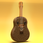 Upelele. 3D, 3D Character Design, Art Direction, and Sculpture project by Javier - 11.29.2018