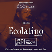 Flyer para conciertos Ecolatino. Graphic Design project by Arnold Salgado - 11.30.2018