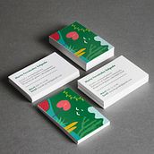 Tarjeta de visita para Marta Fernández Salgado. Digital Illustration, and Vector Illustration project by Carol Caicedo - 11.30.2018