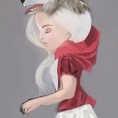 Caperucita siempre es la buena si no escuchas la versión del lobo-Xenon. Comic, Concept Art, Drawing, Pencil Drawing, Artistic Drawing, Portrait Drawing, Realistic Drawing, Design, Character Design, 3D Character Design, Costume Design, Graphic Design, Traditional illustration, and Digital Illustration project by Daniel Medina - 08.01.2018