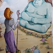 Arqueóloga... Traditional illustration, and Watercolor Painting project by Irene Pérez Hervías - 12.02.2018