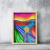 Munch Adobe. Digital Illustration project by Fátima Urigüen - 12.03.2018