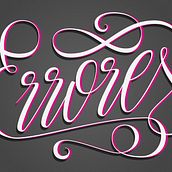 Mi project in Los secretos dorados del lettering course. Lettering project by Cristian Mare - 12.04.2018