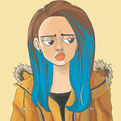 Autorretrato Digital. Digital Illustration project by Carmen Mondéjar Guerra - 12.05.2018