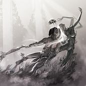 Valkyrie. Concept Art, Art Direction, and Digital Illustration project by Lucrecia Fraile - 12.06.2018