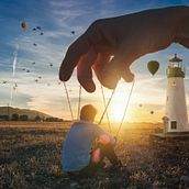 Títere | Fotomontaje + Speed Art. Fine Arts, Sketching, Graphic Design, Photograph, Portrait Photograph, and Advertising project by Sergio Polonio - 12.06.2018