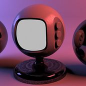 Televisión . 3D projeto de Jhon Asqui - 08.12.2018