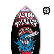 Skateboard • The Critter Rocket #SkateArt. Un proyecto de Artesanía, Bellas Artes, Dirección de arte e Ilustración tradicional de Matdisseny @matdisseny - 06.10.2018