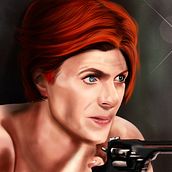 Procreate - "The Man Who Fell to Earth" (David Bowie). Drawing, Artistic Drawing, Portrait Drawing, and Realistic Drawing project by Gabi Bucio - 12.17.2018