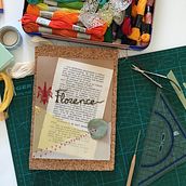 Mis proyectos finales. Un proyecto de Bordado, Collage, Creatividad, Papercraft, Artesanía y Caligrafía de Pilar Castillo Muñoz - 10.12.2018