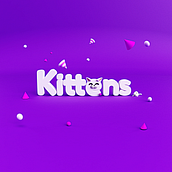 KITTENS. 3D, Art Direction, 3D Character Design, Traditional illustration, Digital Illustration, and 3D Modeling project by Cristian Rivas - 12.01.2018