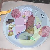Encerrado.. Drawing, Artistic Drawing, Design, Character Design, Traditional illustration, and Digital Illustration project by Lesli Ranma - 12.20.2018