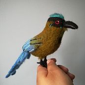 Barranquero - En Needle Felting con Vellón de Lana de Colombia. Design de brinquedos, e Design de personagens projeto de Laura Muñoz - 20.12.2018