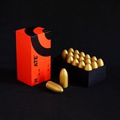 Diseño de packaging balas. Un proyecto de Diseño gráfico y Packaging de Aleksei Pushkarskii - 17.04.2018