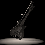 Guitarra 3D. Un progetto di 3D di Nelson Misael Cuevas Richardson - 24.12.2018