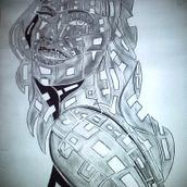 Calígrama Carboncillo. Un proyecto de Dibujo de Gabriel Arévalo - 26.12.2018