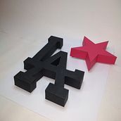 Los Angeles y la estrella de California.. Projekt z dziedziny T i pografia użytkownika f_y_a_4_24_99 - 27.12.2018