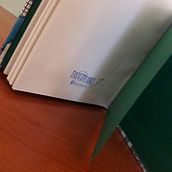 Encuadernación a dos colores. Bookbinding project by Nelly R - 07.17.2017