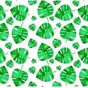 Mi Proyecto del curso: Diseño de estampados textiles-Monstera Deliciosa. Un proyecto de Pattern Design de Rosana Garcia Torrelles - 29.12.2018