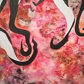 Akkorokamui: acuarela y tinta china negra. . Pictura și Pictură în acuarelă de Pilar - 12.28.2018