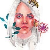 Mi Proyecto del curso: Retrato ilustrado en acuarela. Un proyecto de Bellas Artes de empregarte - 28.12.2018