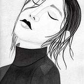 Mi Proyecto del curso: Introducción a la ilustración con tinta china. Traditional illustration, Drawing, and Pencil Drawing project by María Lázaro - 12.29.2018