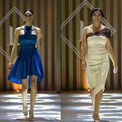 Vestidos de coctel S/S 2018 by: D A N Y C . Fashion Design project by Claudia Daniela López Mata - 12.29.2018