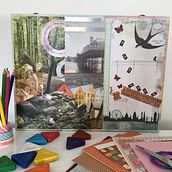 Mi camino. Un proyecto de Collage, Creatividad, Dibujo a lápiz y Papercraft de Pilar Castillo Muñoz - 13.01.2015