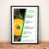 Flyer Festival de calabaza Hotel Courtyard Marriott. Design, Poster Design, and Graphic Design project by Vanessa Coghlan Ríos - 10.10.2018