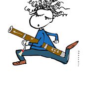Bassoon run. Drawing project by Laura Guasteví - 06.30.2018