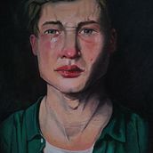 Al chico de los ojos tristes. Un projet de Beaux Arts, Créativité, Dessin, Dessin artistique, Dessin de portrait, Dessin réaliste, Illustration traditionnelle , et Peinture de Jessica Figueroa Andrade - 31.12.2018