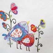 Mi Proyecto del curso: Pajaritos. Embroider project by Rocío - 12.31.2018