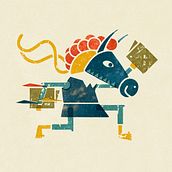 Carteles culturales sobre literatura. Un proyecto de Dirección de arte, Diseño de carteles e Ilustración tradicional de Lonnie Ruiz - 01.01.2016