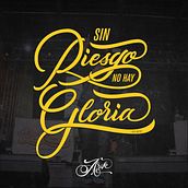 Sin Riesgo no hay Gloria . % Toño ArVe tarafından hazırlanan Harfler projesi - 01.02.2019