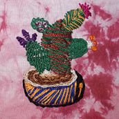 Mi Proyecto del curso: Cactus. Embroider project by Claudia Alvarez Larrauri - 01.04.2019