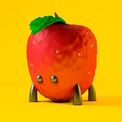 Fresa personaje . 3D project by Renzo Loyola - 01.04.2019